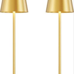 2 Pack Cordless Rechargeable Table Lamps $15