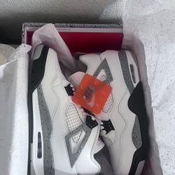 jordan 4 white cement