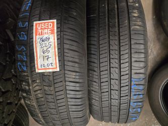 2 Tires 225.65.17 Atlas Force 99 % Tread Dot 4123