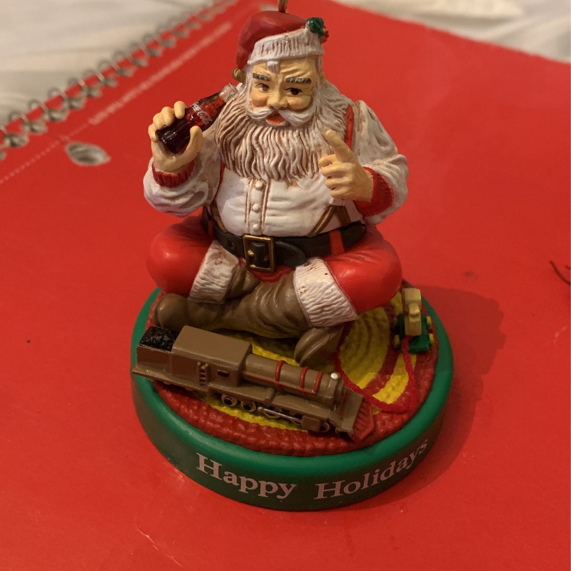 Coca Cola Santa Clause 1990 Ornament