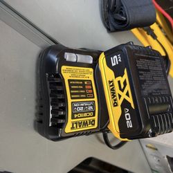 Dewalt 20v 5.0ah And Charger 