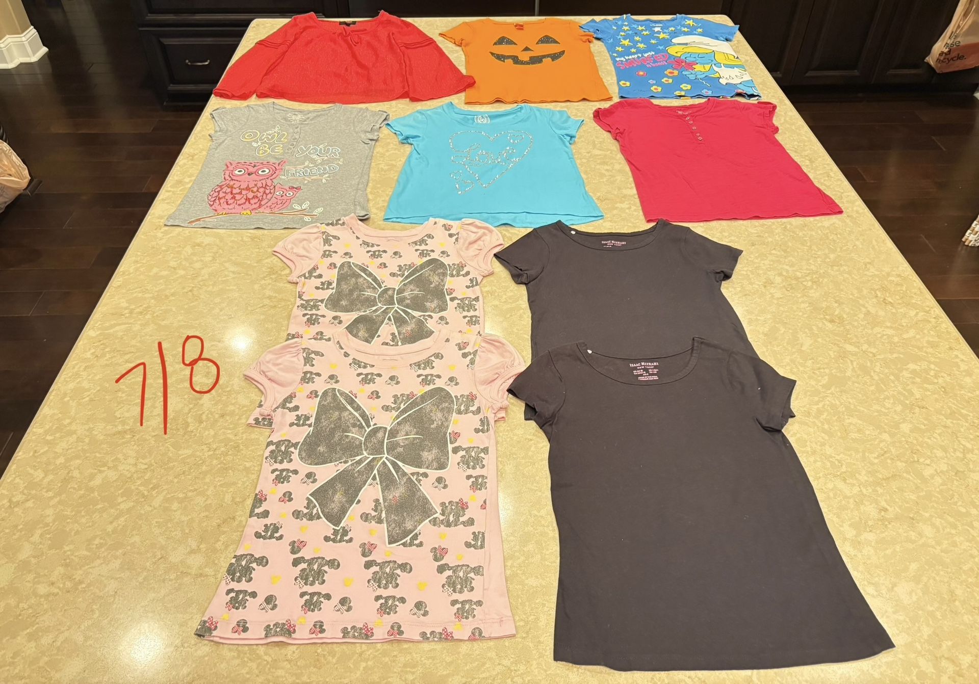 7/8 Girl Tops $5 EACH