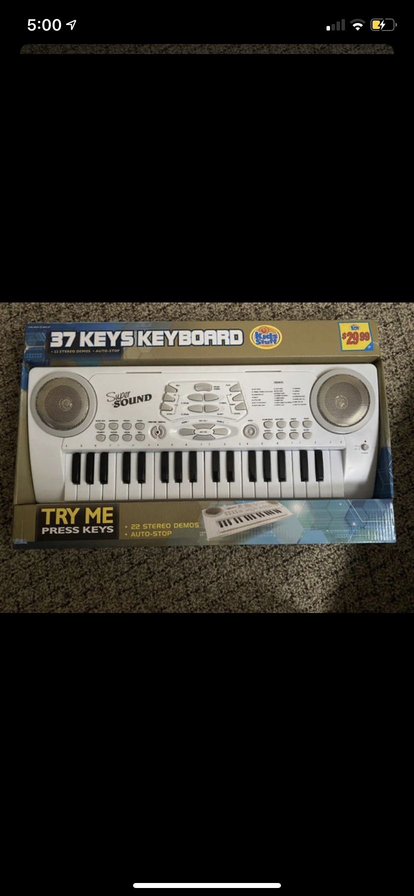 Kids Stuff, 37 Keys Keyboard, Brand New! ( Kids Toys )