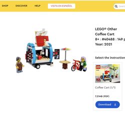 Lego: Creator: Coffe Cart- 40488