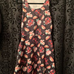Mighty Fine Deadpool Taco Skater Dress S