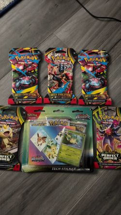 Pokemon cards mega evolution perfect order one piece cards tech sticker prismatic
