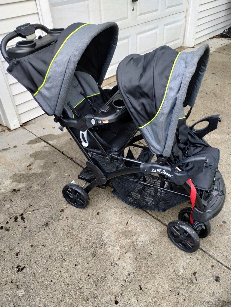 Sit And Stand Double Stroller