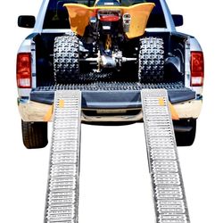 HAUL-MASTER 1000 lb. Capacity 9 in. x 72 in. Steel Loading Ramps, Set of Two
