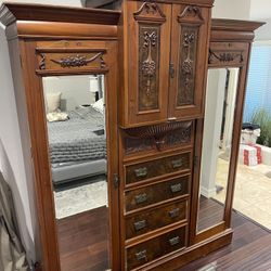 Antique 3 Piece armoire 