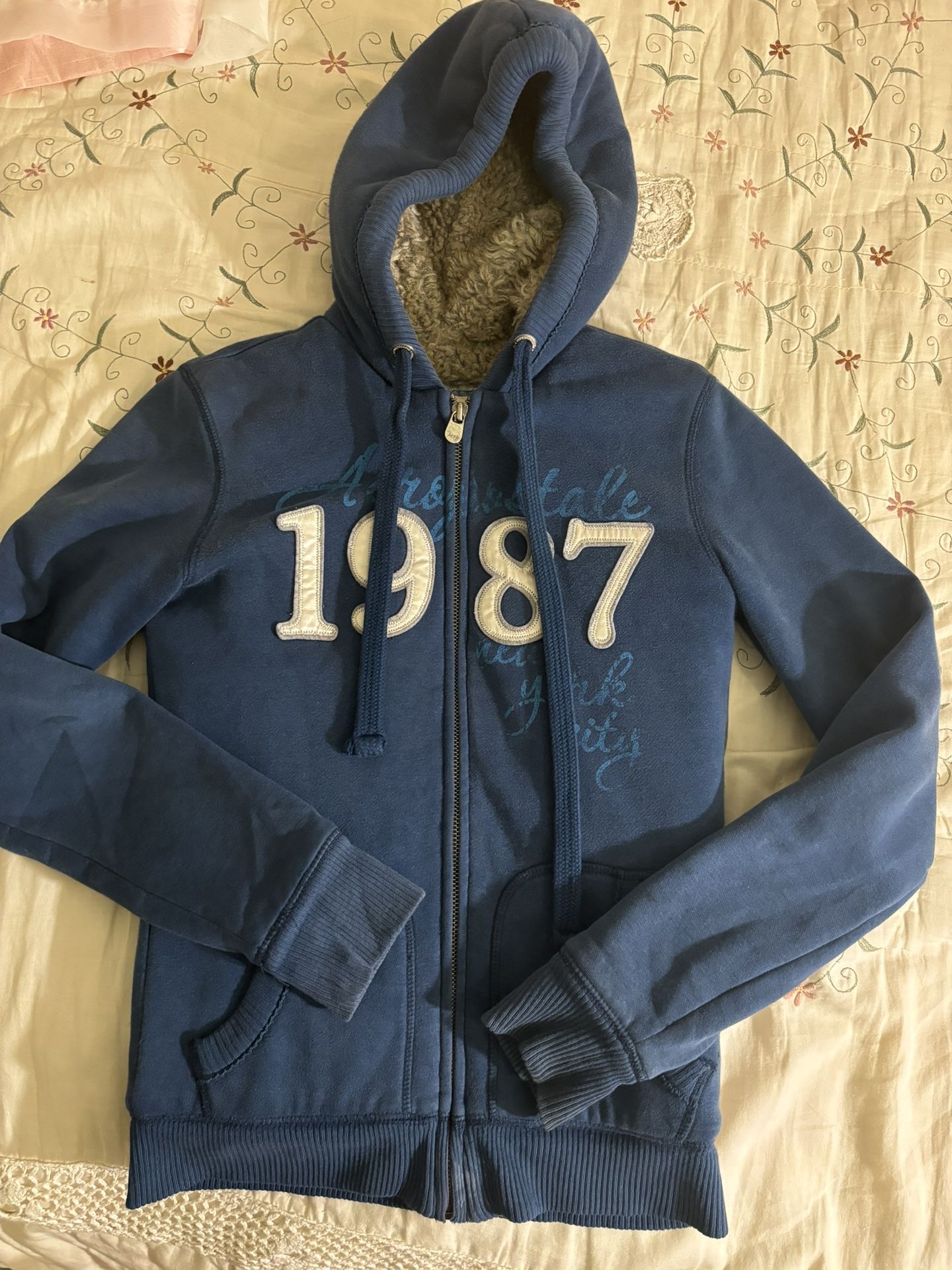 Aeropostale Faux Fur-lined Hoodie