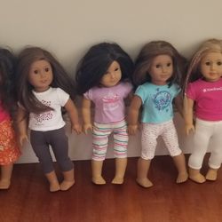 5 American Girl Dolls $40 Each