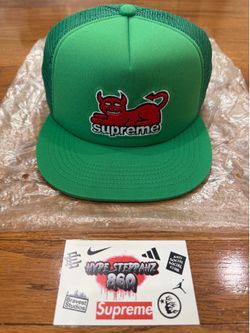 Supreme Green Toy Machine Mesh Back 5-Panel Hat SS24 Brand New