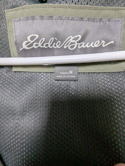 New & Never Worn Army Green Eddie Bauer Women's Weather Edge Rain Jacket