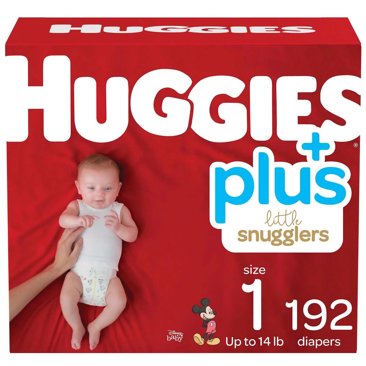 Huggies Plus Little Snugglers 192/Size 1
