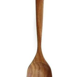 Mary Paxton Teak Kitchen Utensils,Wooden Spatula Turner Kitchenware Nonstick Pan Cookware Natural Utensils Handcrafted Cutlery Tool (wooden turner(13x