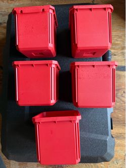 5 Milwaukee bins