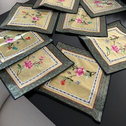 Beautiful Pure Silk Placemats