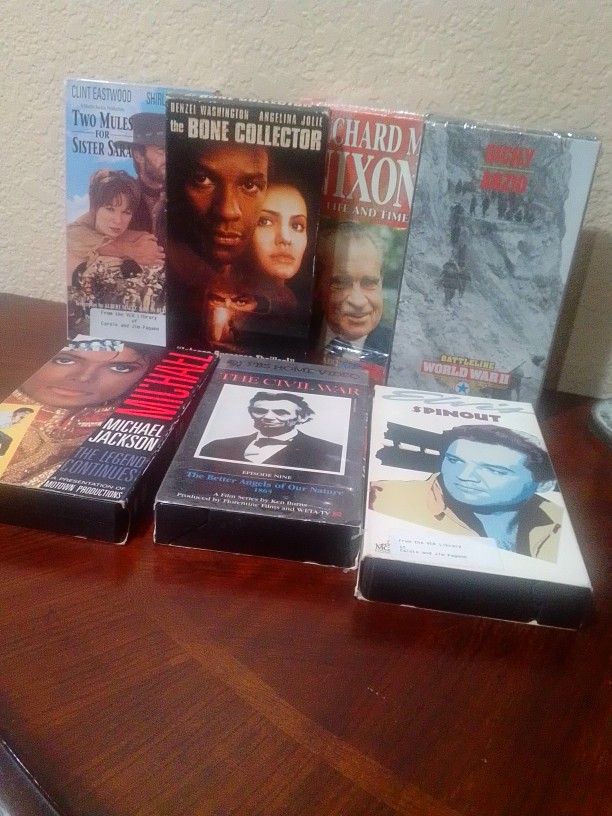 About 1000 VHS Excellent Price Of $3 Each
