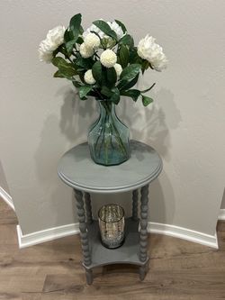 2 Gray Side Tables