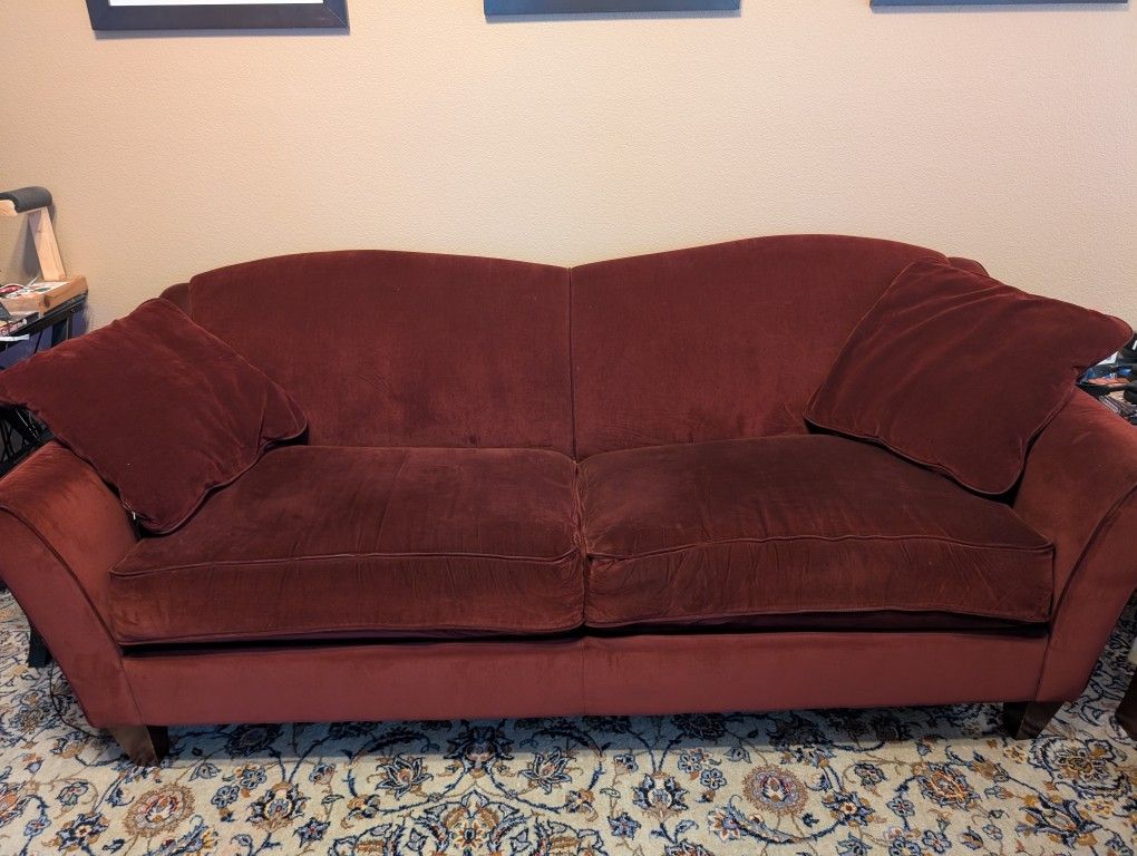 La-z-boy Burgundy Sofa
