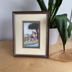 Hand-Painted Indian Miniature Art – Framed 