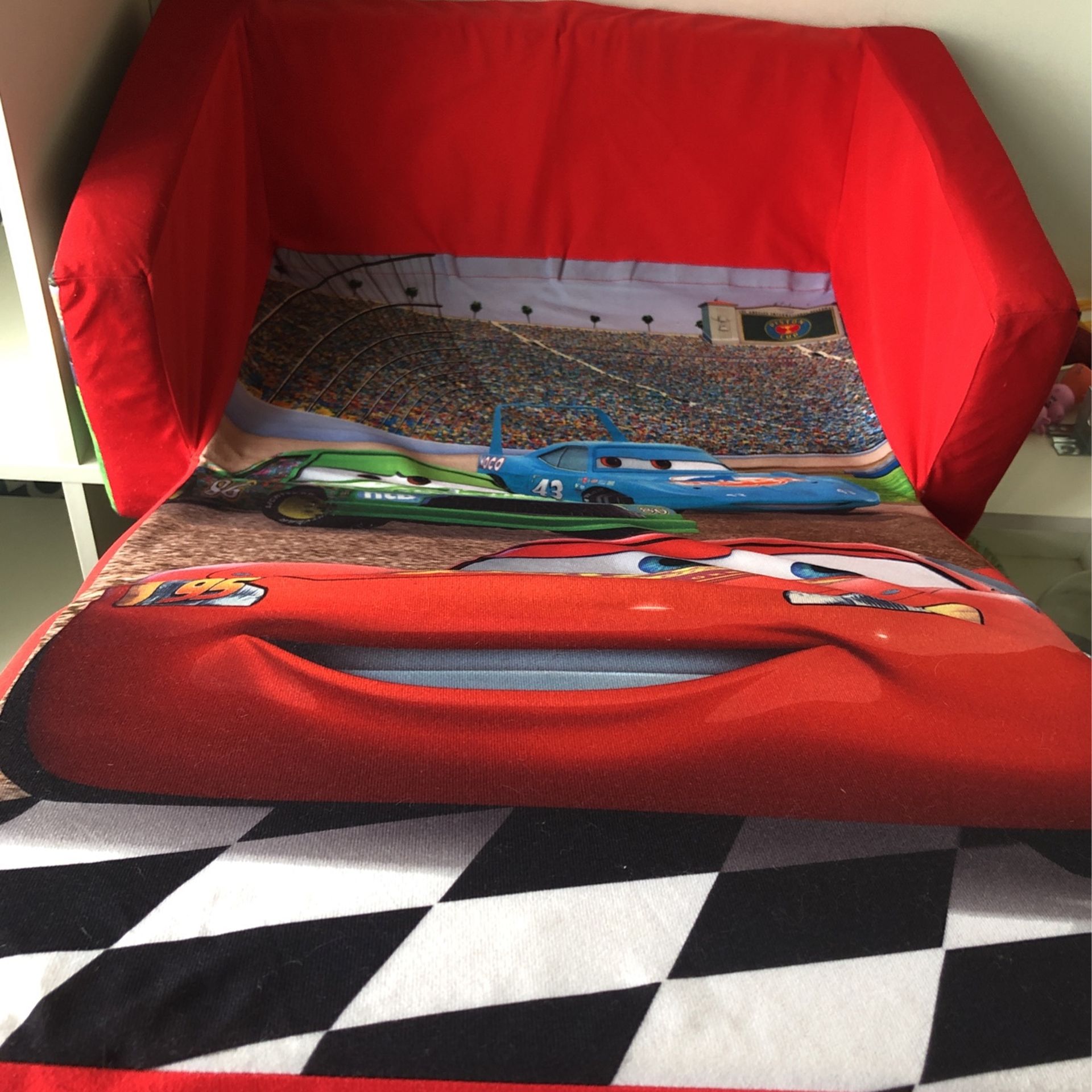 Lightning McQueen Kids Foldout Couch