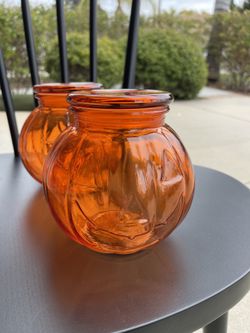 Halloween Pumpkin Jars