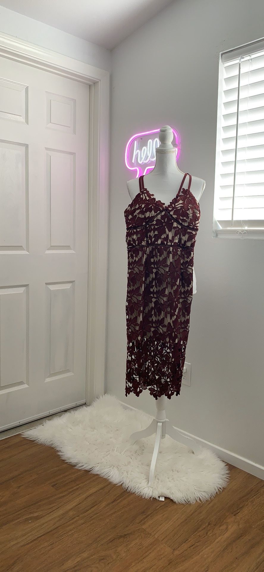 Lace Midi Dress