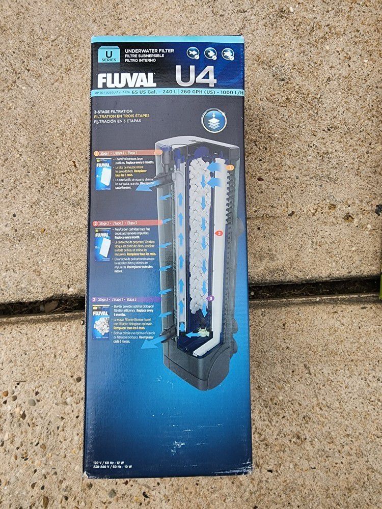 Fluval U4 65 Gallon Underwater Filter