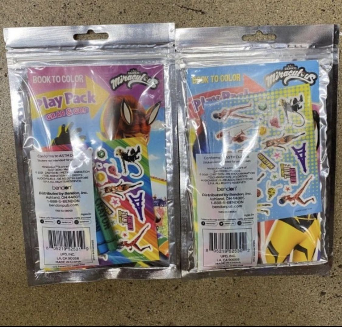 2 Miraculous Ladybug Play Packs for Sale in Los Angeles, CA - OfferUp