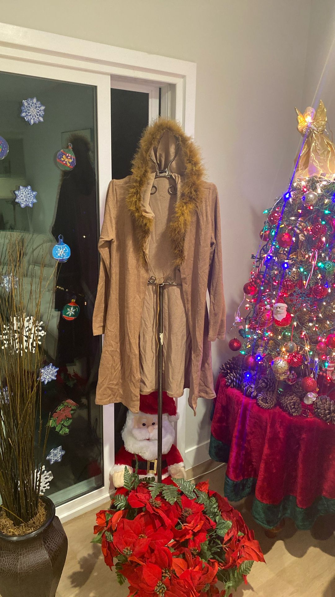 Vintage Michelle Sweater Dress FurHoodie