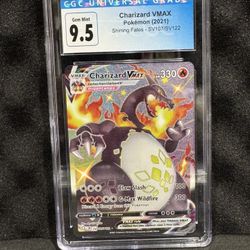 2021 PokƩmon Shining Fates Charizard VMAX SV107/SV122, graded CGC 9.5 Gem Mint