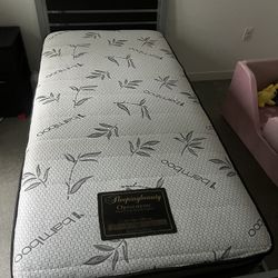 Brand New Twin Bed - Headboard Frame & Mattess 