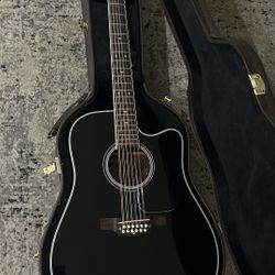 Takamine GD38CE-BLK 12 string 