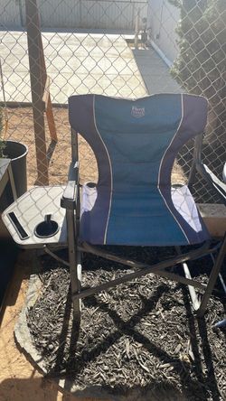 Timber Ridge Folding Camp Chair with Side Table