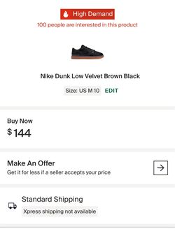 Nike Dunk Low Velvet Brown Black