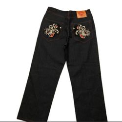Ed-Hardy Tiger Head Jeans (2007)