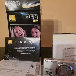 Nikon Coolpix S3000 Digital Camera – Open Box