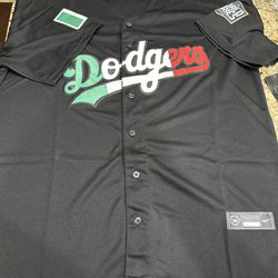 Los Angeles Dodgers Black Jersey Mens Sizes Xl