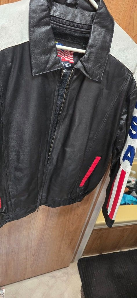 USA Leather Jacket 