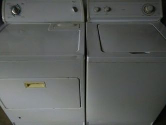Whirlpool set washer and gas dryer they both work great