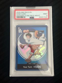 Dodgers x one piece don promo card