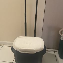 Coleman 16 Quart 22 Cans Wheeled Personal Cooler Blue Rolling Icebox Model 6219