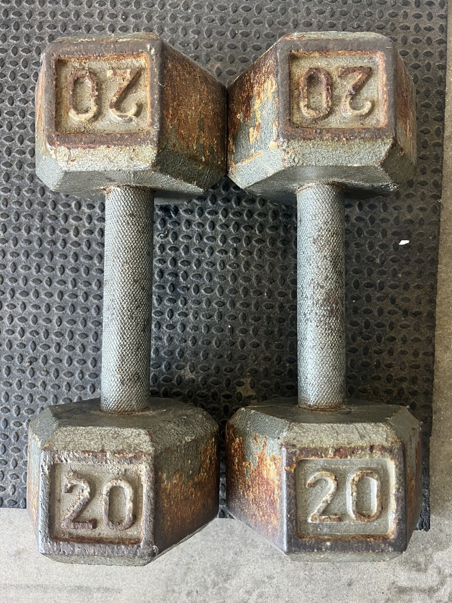 Metal Hex Dumbbells 2-20 Lbs