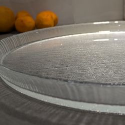 Beautiful 13" Glass Platter ($8)