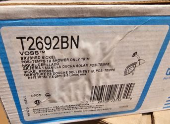 Moen Voss Shower Only Faucet In Brushed Nickel (Valve Included)