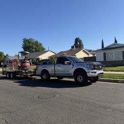 Mini excavator work. 