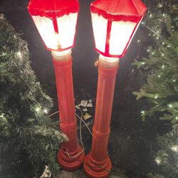 Christmas Lamp Posts 