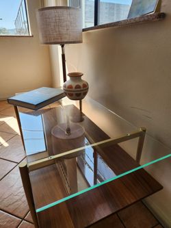 Mid-Century Modern Glass Coffee Table