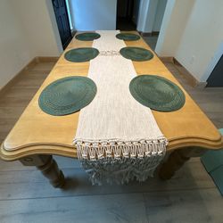 Wood Dining Table For 6